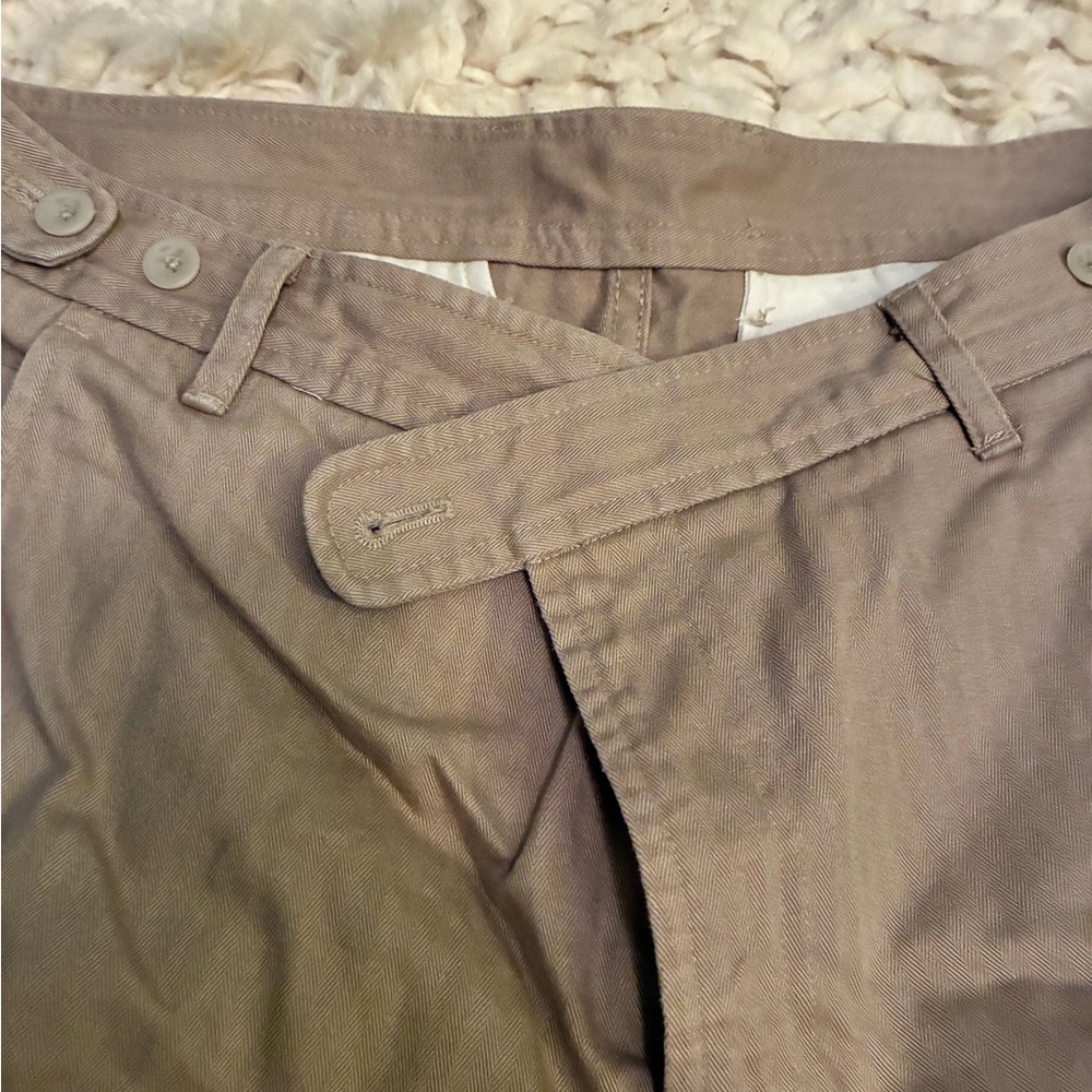 Men's Tan Casual Shorts by Corridor. - Picture 2 of 4
